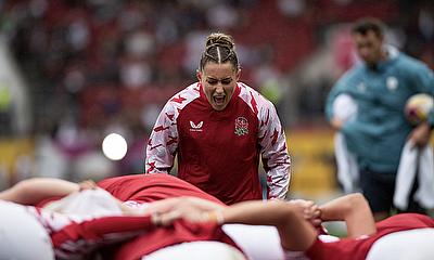 Natasha Hunt in the warm up alt=